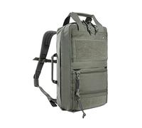 Tasmanian Tiger TT Survival Pack 16L Taktischer Flucht-Rucksack, Daypack, Wander-Rucksack mit Regen-Hülle und Organizer Pouches, Steingrau-Oliv IRR