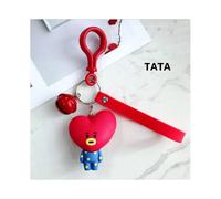 (TATA) Kpop Bt21 Bts Cartoon Acryl Schlüsselanhänger Tasche Anhänger Schlüsselanhänger Mang Cooky Tata
