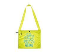 Tatonka Bike Musette M (5L) - Flache und leichte Umhängetasche für Radfahrer - Klein zusammenfaltbar - 5 Liter Volumen