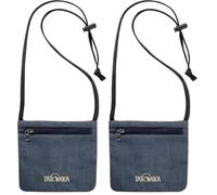 Tatonka Brustbeutel Skin ID Pouch - Kleine, leichte Geldbörse zum Umhängen mit Reißverschlussfach - Bietet Platz für Personalausweis, Führerschein, Kreditkarten, Bargeld (Packung mit 2)