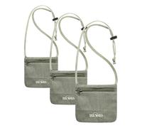 Tatonka Brustbeutel Skin ID Pouch - Kleine, leichte Geldbörse zum Umhängen mit Reißverschlussfach - Bietet Platz für Personalausweis, Führerschein, Kreditkarten, Bargeld (Packung mit 3)