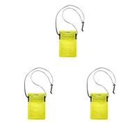 Tatonka Brustbeutel WP Neck Pouch - wasserdichte Handyhülle mit Umhängeband und transparentem, Touchdisplay-freundlichem Fenster - IPX7 - Maße: 21 x 14 cm (Lime) (Packung mit 3)