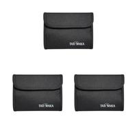 Tatonka Euro Wallet RFID Block - Geldbörse mit RFID-Blocker - - Kreditkarten-Fächer, Sichtfenster und Münzgeldfach (Packung mit 3)