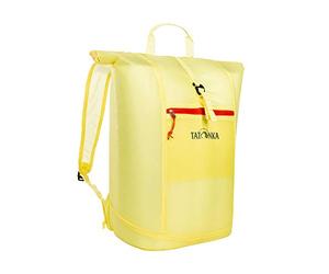 Tatonka Faltrucksack SQZY Rolltop 25l - Ultraleichter, faltbarer Rucksack mit Rollverschluss, extra Packbeutel und 25 Liter Volumen - Klein verpackbar - Damen und Herren - gelb