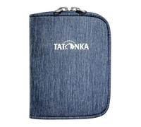 Tatonka Geldbeutel Zipped Money Box - Geldbörse mit Platz für 4 Kreditkarten, Münzgeldfach und extra Reißverschlussfach im Inneren - 9 x 11 x 2 cm - Navy