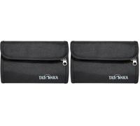 Tatonka Geldbörse ID Wallet RFID B - Klettverschluss-Geldbeutel mit 3 Kreditkarten-Fächer, 2 Sichtfenster, Geldscheinfach und RV-Fach für Münzgeld - 14,5 x 9,5 x 1 cm - RFID-Blocker (Packung mit 2)