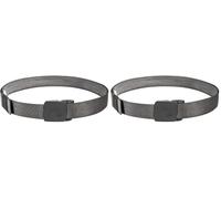 Tatonka Geldgürtel Travel Waistbelt 30mm - Reisegürtel mit verstecktem Geldfach an der Innenseite - 130 cm lang / 3 cm breit (Titan Grey) (Packung mit 2)