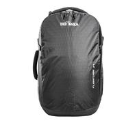 Tatonka Handgepäck-Rucksack Flightcase 27l - Daypack mit Laptopfach, komplett aufziehbarem Hauptfach und verstaubaren Schultergurten - 27 Liter Volumen (black)