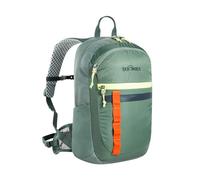 Tatonka Kinderrucksack City Pack JR 12 - Rucksack für Jungen und Mädchen ab 6 Jahren - Mit Reflexstreifen und inkl. Sitzkissen - 12 Liter - sage green