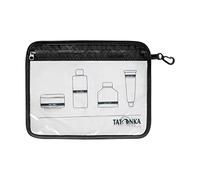 Tatonka Kulturbeutel Zip Flight Bag A5 - Transparenter Beutel zur Mitnahme von Flüssigkeiten im Flugzeug-Handgepäck - 22 x 18 cm (Black)
