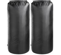 Tatonka Packsack Dry Sack 80l - Wasserdichter Packbeutel mit Rollverschluss und Steckschließe - Aus recyceltem Polyester - 80 Liter Volumen (schwarz) (Packung mit 2)