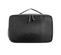 Tatonka Packtasche SQZY Compression Pouch M (4L / 6L) - Ultraleichter und platzsparender Packwürfel mit Reißverschluss - durchsichtig, komprimierbar und PFC-frei - 29 x 18 x 8 cm (schwarz)