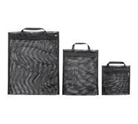 Tatonka Packwürfel Mesh Pocket Set (3 Stück) - DREI Flache Netztaschen Größen - zum übersichtlichen Verstauen von Gepäck in Koffer oder Reisetasche