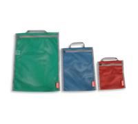 Tatonka Packwürfel Mesh Pocket Set (3 Stück) - DREI Flache Netztaschen Größen - zum übersichtlichen Verstauen von Gepäck in Koffer oder Reisetasche