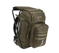 Tatonka Petri Chair 35L - Rucksack mit Stuhl und 35 Liter Volumen - Belastbar bis 130 Kg - Inklusive abnehmbarer Fronttasche mit spezieller Ausstattung für Angler (olive)