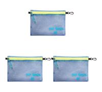 Tatonka Reißverschlusstasche Zip Pouch - Flache, wasserfeste und durchsichtige Dokumententasche in verschiedenen Größen (S, M, L, XL) oder als Set (Packung mit 3)