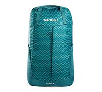 Tatonka Rucksack City Pack 20l - Leichter Daypack aus recycelten Materialien - 20 Liter Volumen (teal green zig zag)