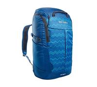 Tatonka Rucksack City Pack 22l - Leichter Daypack aus recycelten Materialien - Mit Laptopfach und 22 Liter Volumen - Fasst mehrere DIN A4 Ordner - blue zig zag
