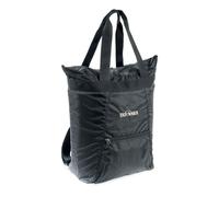 Tatonka Rucksacktasche Market Bag 22l - Leichte Einkaufstasche/Shopper mit verstaubaren Rucksackträgern und Reißverschluss - als Tasche oder Rucksack verwendbar - 22 Liter (schwarz)