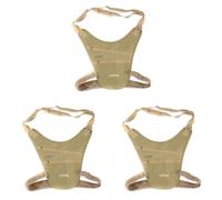 Tatonka Skin Chest Holster RFID B - Reise-Geldbörse mit RFID-Blocker, Zwei Reißverschlusstaschen und weicher Rückseite - Zum Tragen wie EIN Pistolenholster (Packung mit 3)
