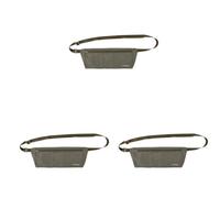 Tatonka Skin Moneybelt - Flache und leichte Bauchtasche mit 2 Fächern zum unauffälligen Tragen unter der Kleidung (Olive) (Packung mit 3)