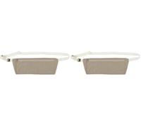 Tatonka Skin Moneybelt - Flache und leichte Bauchtasche mit Zwei Fächern 2 unauffälligen Tragen unter der Kleidung (macciato) (Packung mit 2)