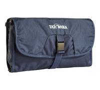 Tatonka Small Travelcare Kulturbeutel - Flache Waschtasche zum Aufhängen mit Fächern und Spiegel - 25 x 17 x 4 cm (Navy)