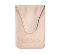 Tatonka Geldkatze Soft Bra Pocket - Flacher und sehr Leichter Undercover-Beutel zur Befestigung am BH - Bietet Platz für Personalausweis, Führerschein, Kreditkarten, Geldscheine - beige
