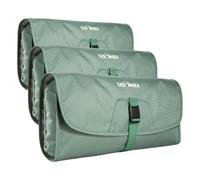 Tatonka Travelcare Kulturbeutel - Flache, Faltbare Waschtasche zum Aufhängen mit Fächern und Spiegel (Packung mit 3)