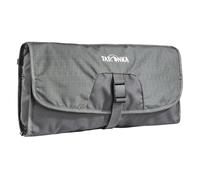 Tatonka Travelcare Kulturbeutel - Flache Waschtasche zum Aufhängen mit Fächern und Spiegel - 32 x 17 x 4 cm (Titan Grey)