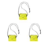 Tatonka WP ID Pocket - Kleiner, wasserdichter Brustbeutel mit Klett-Rollverschluss- Wasserdicht nach IPX7 - Maße: 12 x 15 cm (Lime) (Packung mit 3)
