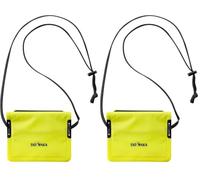 Tatonka WP ID Pocket - Kleiner, wasserdichter Brustbeutel mit Klett-Rollverschluss- Wasserdicht nach IPX7 - Maße: 12 x 15 cm (Lime) (Packung mit 2)