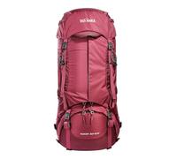 Tatonka Yukon 50+10 Women - Trekkingrucksack für Frauen - Mit Frontzugriff, verstellbarem Rückensystem, extra Bodenfach, Regenhülle und 60 Liter Volumen (bordeaux red/dahlia)