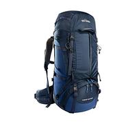Tatonka Yukon 50+10 Women - Trekkingrucksack für Frauen - Mit Frontzugriff, verstellbarem Rückensystem, extra Bodenfach, Regenhülle und 60 Liter Volumen (navy/darker blue)