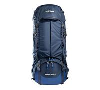 Tatonka Yukon 50+10 Women - Trekkingrucksack für Frauen - Mit Frontzugriff, verstellbarem Rückensystem, extra Bodenfach, Regenhülle und 60 Liter Volumen (navy/darker blue)