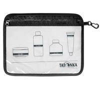 Tatonka Kulturbeutel Zip Flight Bag A5 - Transparenter Beutel zur Mitnahme von Flüssigkeiten im Flugzeug-Handgepäck - 22 x 18 cm (Black)