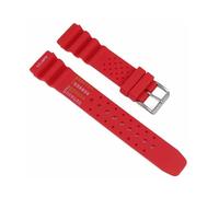 Taucherband Uhrenarmband Diver Wasserfest 20mm rot passend zu Citizen