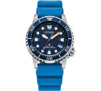 Taucheruhr CITIZEN "Promaster Eco-Drive Diver", blau, Armbanduhren, Damen, Armbanduhr, Damenuhr, Solar, bis 20 bar wasserdicht (39219227-0) blau