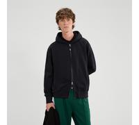 ellesse Herren Sweatjacke mit Kapuze -TAURASI, Zipper, Logo, einfarbig Schwarz L