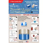 Taylor Seville Originals Magic Runder und Quadratgewindeaufbereiter - Säure- und Giftfreier, Conditioner Beide für Nähprojekte mit Maschine und von Hand, Beige/Blau - 1 Stück