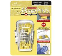 Taylor Seville Magic Pins - Applikation, extra fein, Gelb, 100 Stück