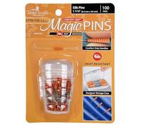 Taylor Seville Magic Pins - Silk Extra Fine-Orange 100/Pkg