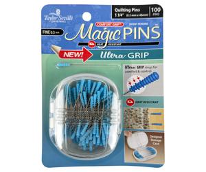 Taylor Seville Magic Pins Ultra Grip Quiltstecknadeln FINE (100er Pack)