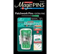 Taylor Seville Originals Komfort Griff Hitze Beständig Extra Bußgeld (0.4 x 36mm) Patchwork Magic Pins - 100 Stück