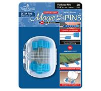 Taylor Seville Originals Komfort Griff Hitze Beständig Extra Bußgeld (0.5 x 50mm) Wohnung Kopf Magic Pins - 50 Stück