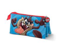 Taz Tasmanian-Dreifach Federmäppchen, Blau