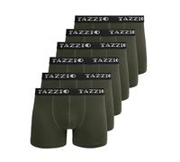 Tazzio Boxershorts 6er Pack Herren Unterwäsche Unterhosen Männer Retroshorts BS1010 (Khaki, XL)