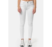 Tazzio Jeans Damen Skinny Fit Stretch Hose Denim Jeanshose Slim F114 (Weiß, 52)