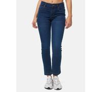 Tazzio Jeans Damen Straight Leg Stretch Hose Denim Jeanshose Fit F110 (Blau, 44)