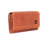 Tazzio Geldbörse Damen Portemonnaie Echtleder Geldbeutel Echt Leder Tasche Frauen F700 (Braun, One Size)